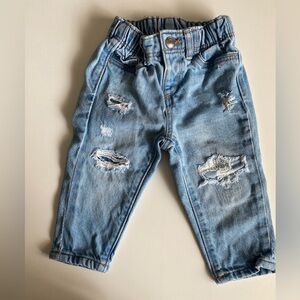 Old Navy Light Blue Kids Distressed Jeans